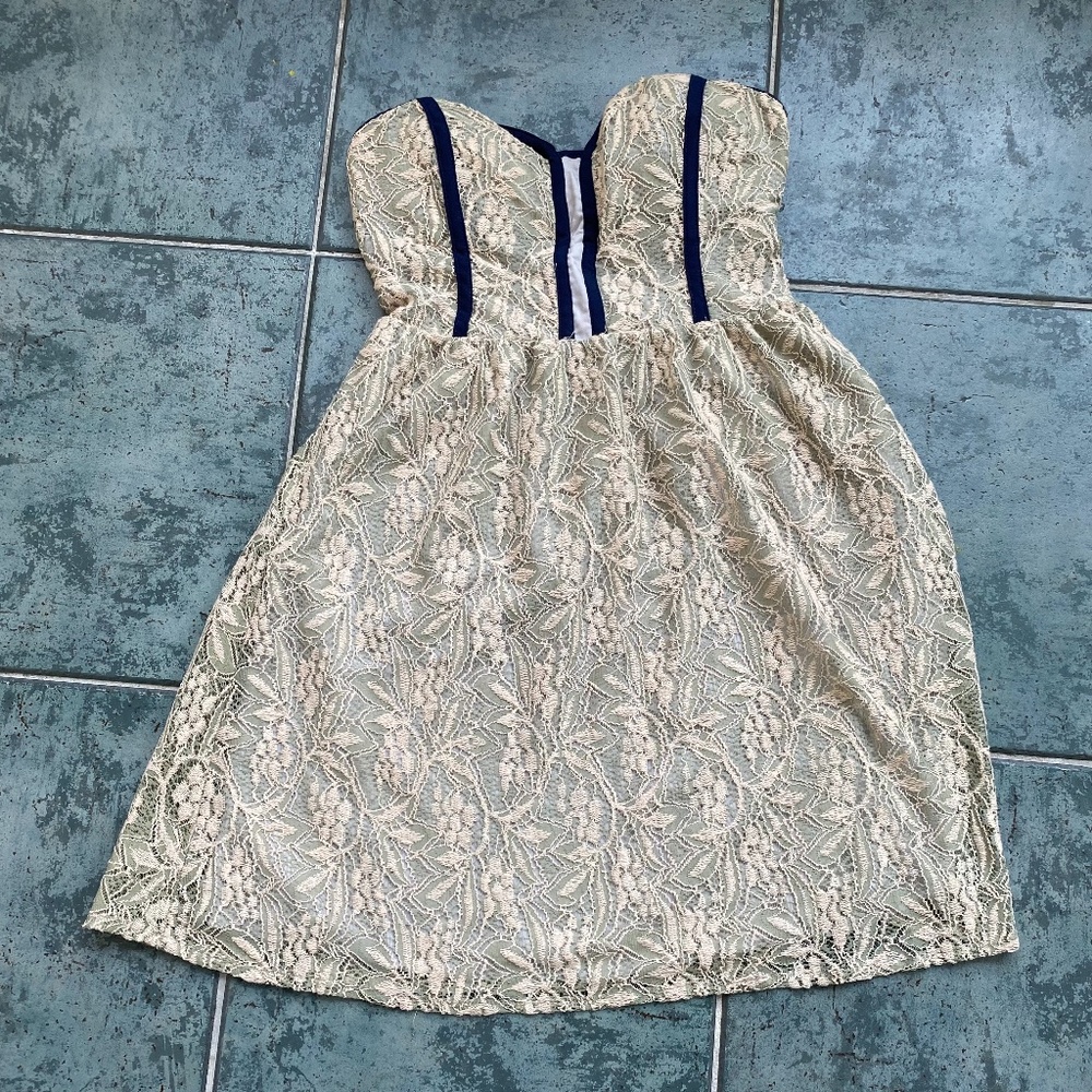 Pins and Needles Strapless Mini Dress
